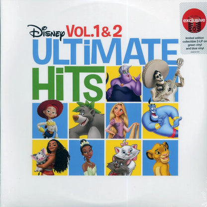 Disney Ultimate Hits 1 &2 - 2 LP Blue/Green Colored Vinyl Record