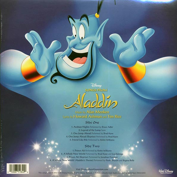 Aladdin-Soundtrack-Violet Color Vinyl