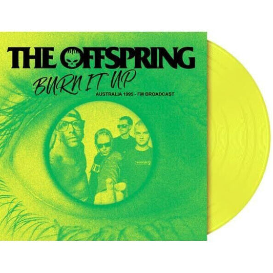 The Offspring-Burn it Up-Limited ed. Live Recording Yellow Color Vinyl Record LP