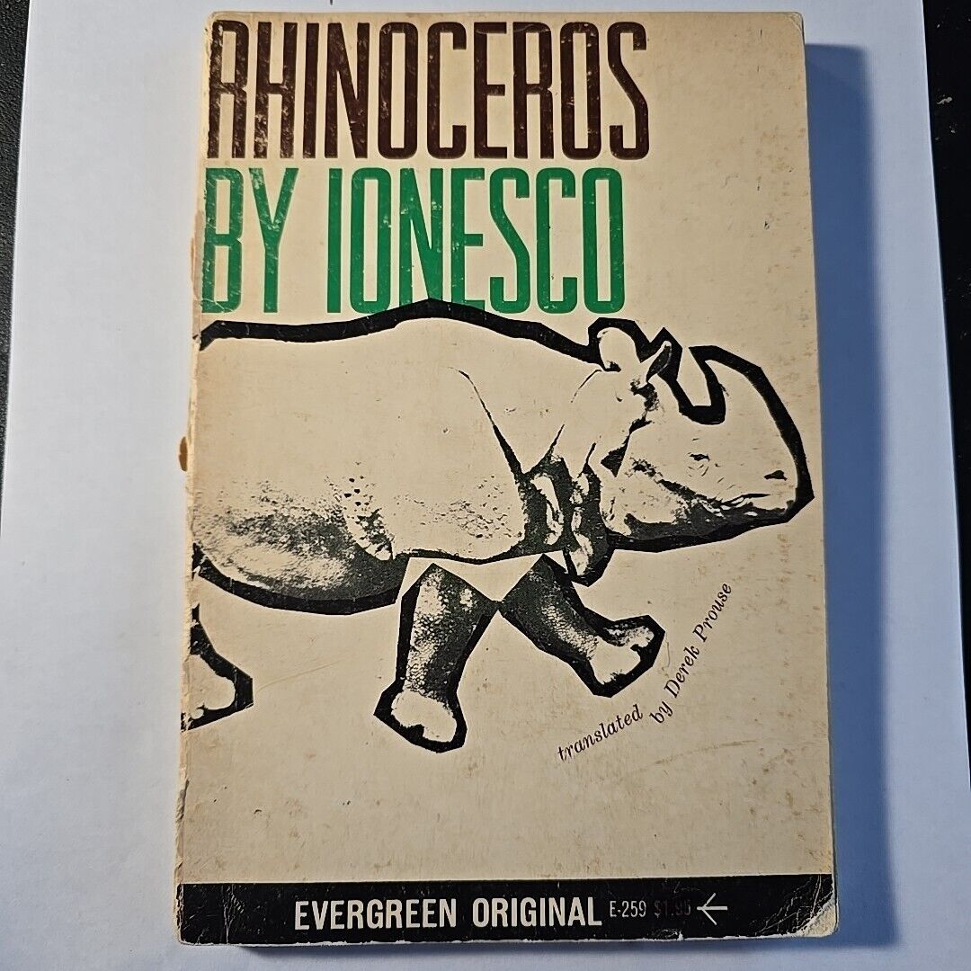 Ionesco-Rhinoceros And Other Plays 1960 Grove Press