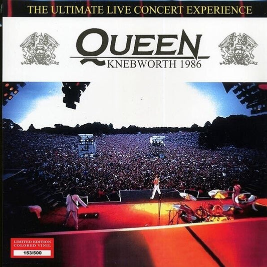 Queen-Knebworth 1986-Limited to 500 Red Colored Vinyl-Limited Live Recording