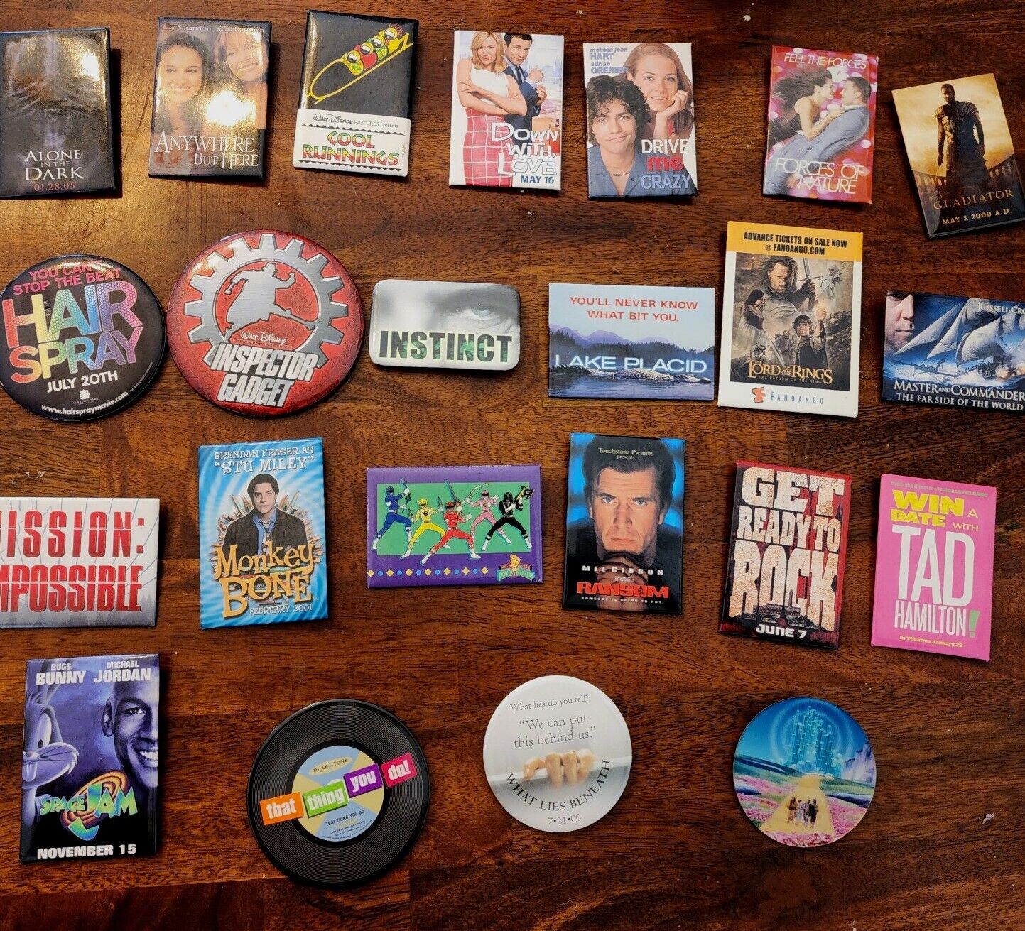 Movie Promo Pins - Various-Buy More and Save