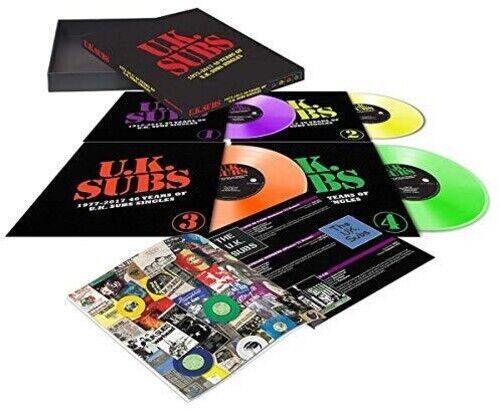 UK Subs 1977-2017: 40 Years of UK Singles-4 10" Colored Vinyl Set