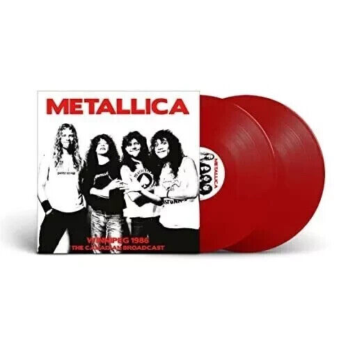 Metallica-Winnipeg 1986: The Canadian Broadcast-2 LP Red Color Vinyl Live LP