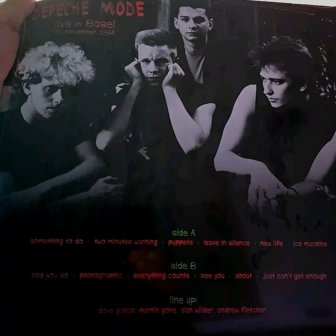 Depeche Mode - Live In Basel 30 November 1984- Live Broadcast Vinyl Record LP 