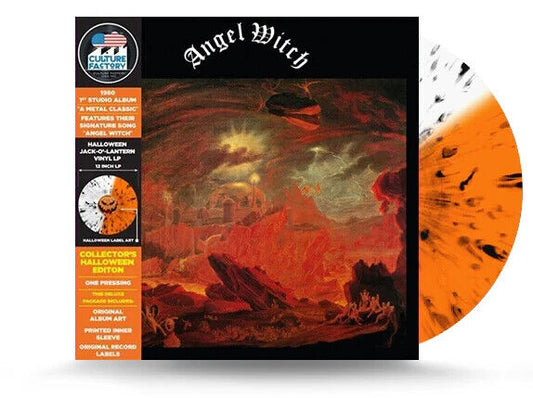 Angel Witch - Halloween Edition - White/Orange/Black Splatter Color Vinyl Record