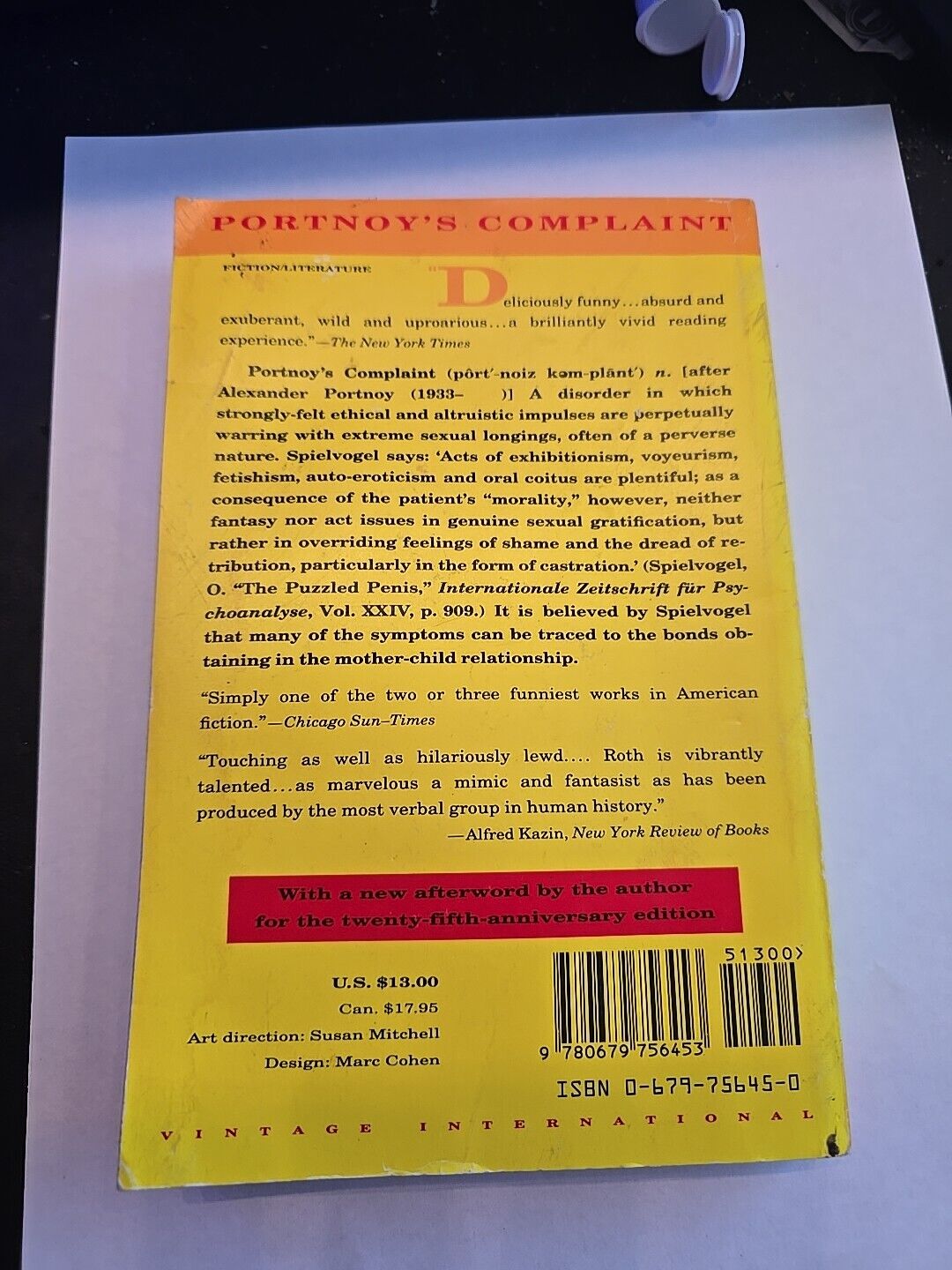 Portnoy's Complaint - Paperback By Roth, Philip 