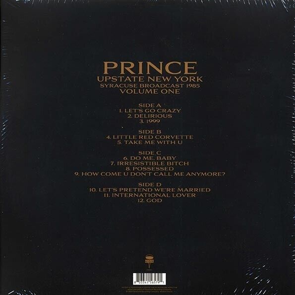 Prince Upstate New York: Syracuse Broadcast 1985 - Volume 1 -2LP Vinyl