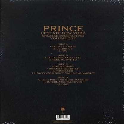 Prince Upstate New York: Syracuse Broadcast 1985 - Volume 1 -2LP Vinyl