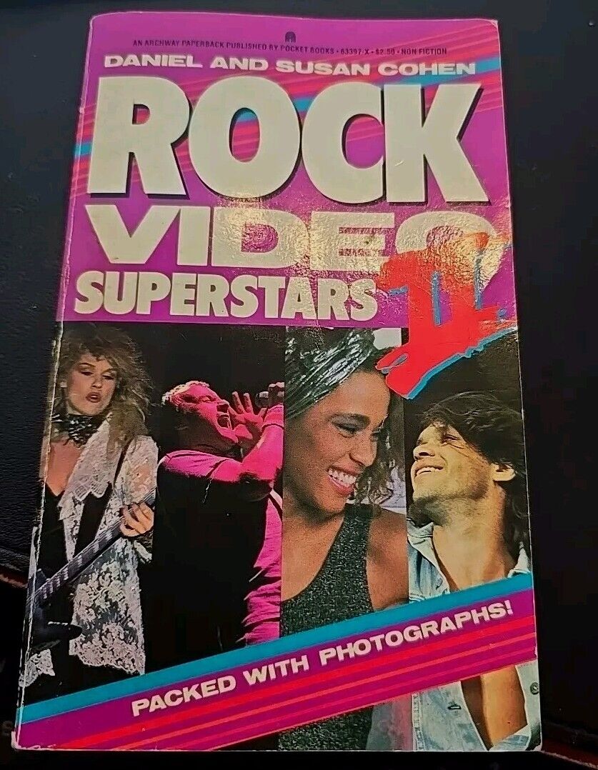 1987 Rock Video Superstars II Paperback Book 