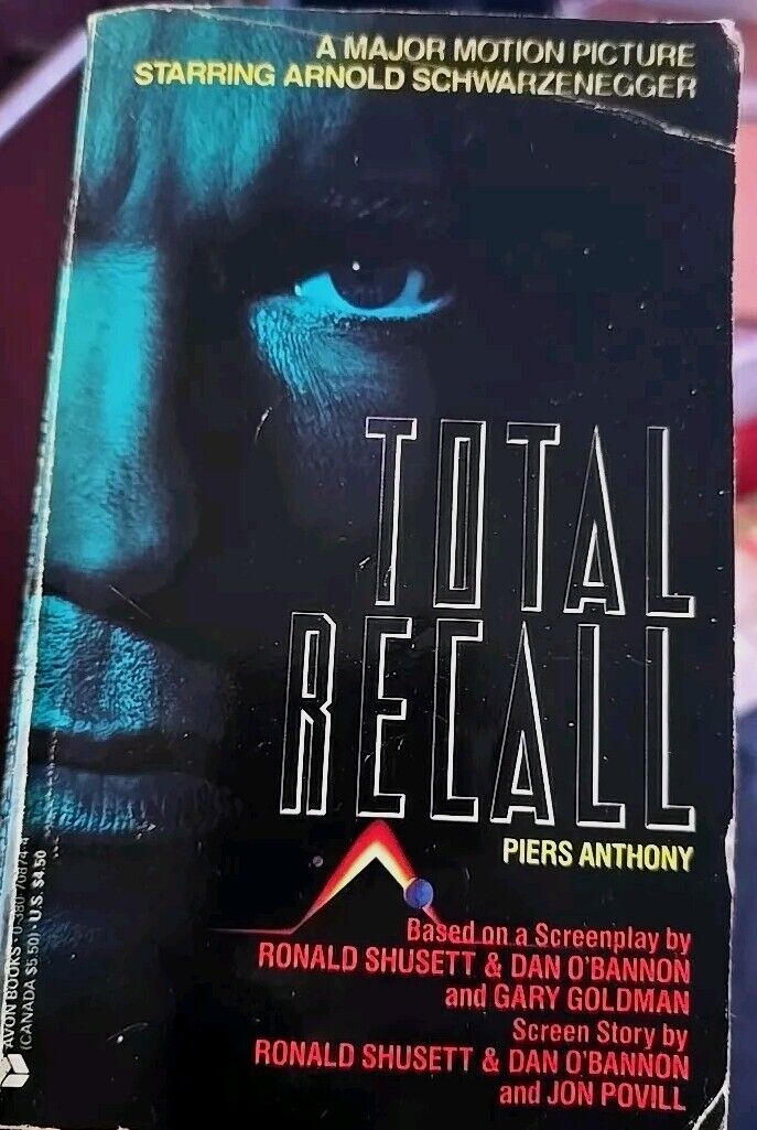 TOTAL RECALL by Piers Anthony-1st Printing 1990