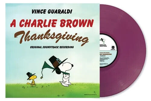 A Charlie Brown Thanksgiving-Purple Colored Vinyl Record LP-PRE SALE (10/18)