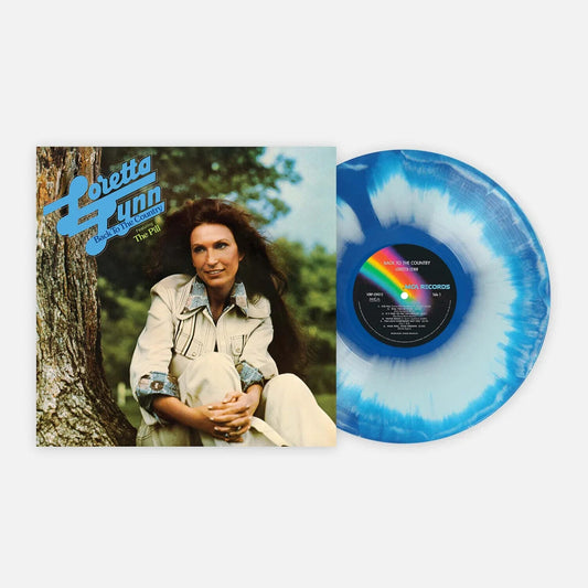 Loretta Lynn-Back to the Country-Vinyl Me Please Blue/White Color Vinyl Record