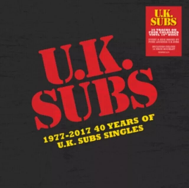 UK Subs 1977-2017: 40 Years of UK Singles-4 10" Colored Vinyl Set