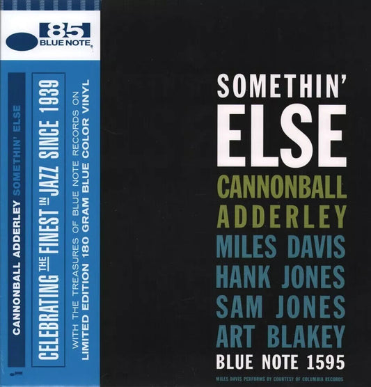 Cannonball Adderley-Somethin' Else-Indie Exclusive Blue Colored Vinyl Record LP