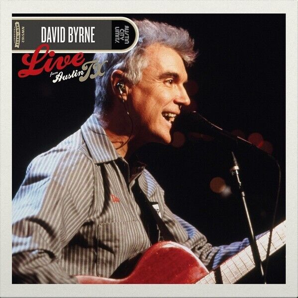 David Byrne-Live From Austin-2 LP Yelow Colored Vinyl Record