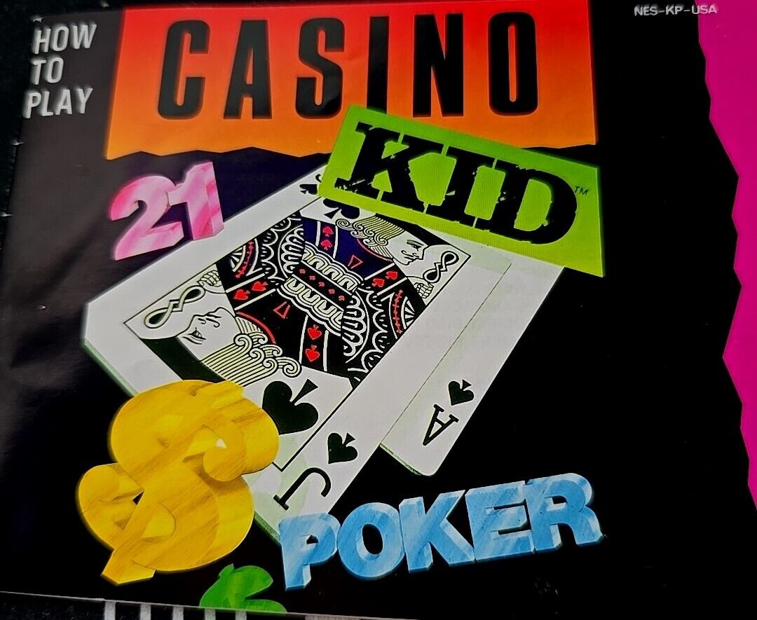 Casino Kid NES Manual Only 