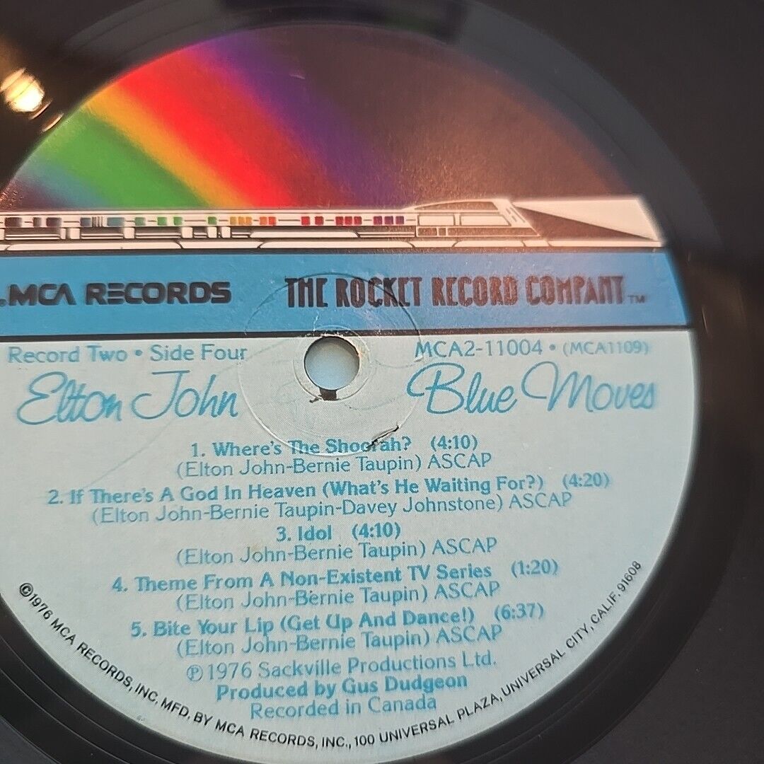 Elton John - Blue Moves - MCA2-11004 2 LP - 1976 - VG/VG