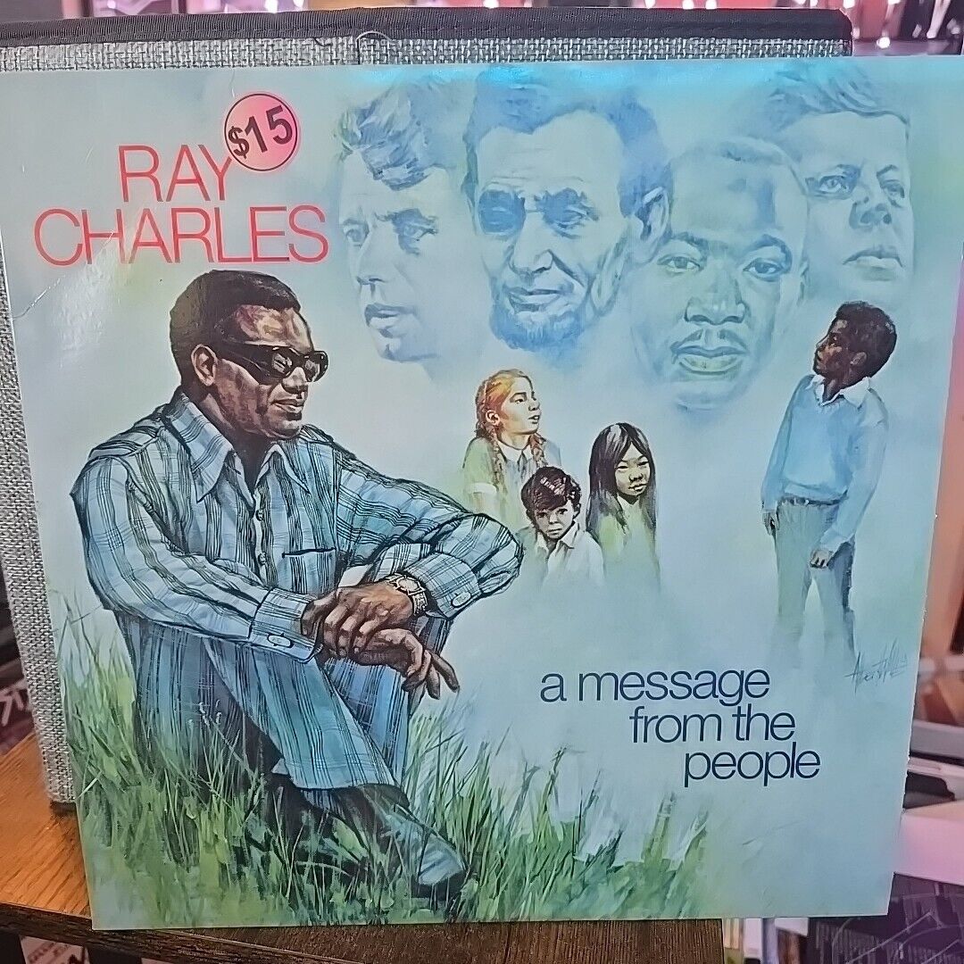 Ray Charles - A Message From the People - Vinyl record LP- Played Once 