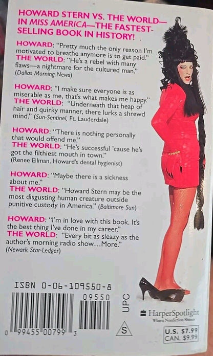 Miss America paperback.     By Howard Stern