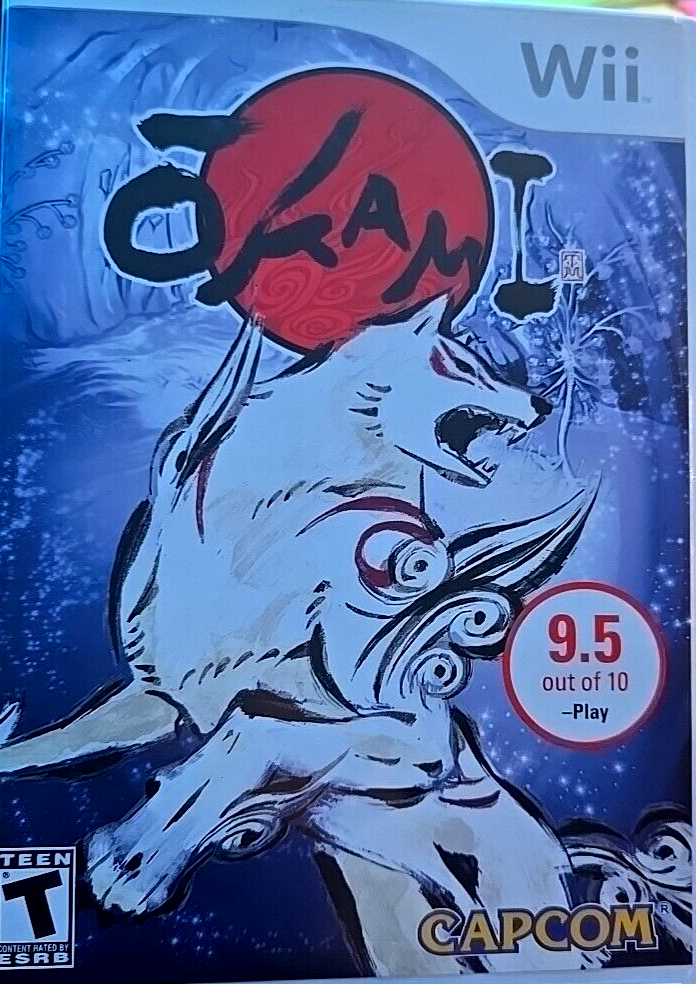 Okami Nintendo Wii 2008 Complete with manual CIB