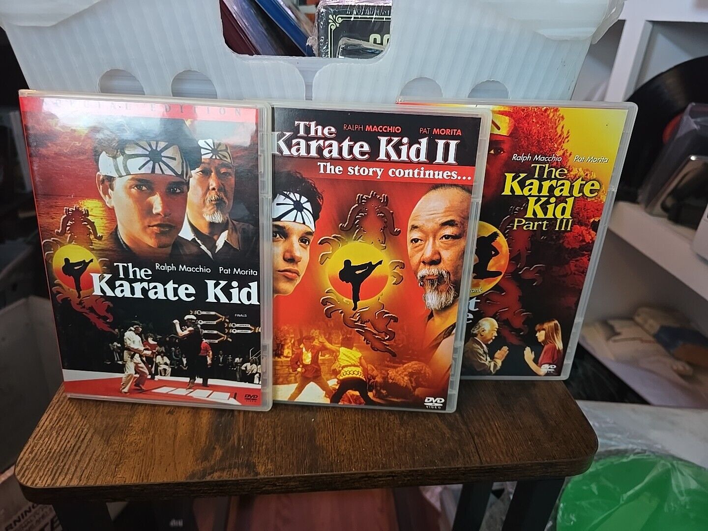 Karate Kid Collection DVD 3-Disc Set Ralph Macchio Pat Morita