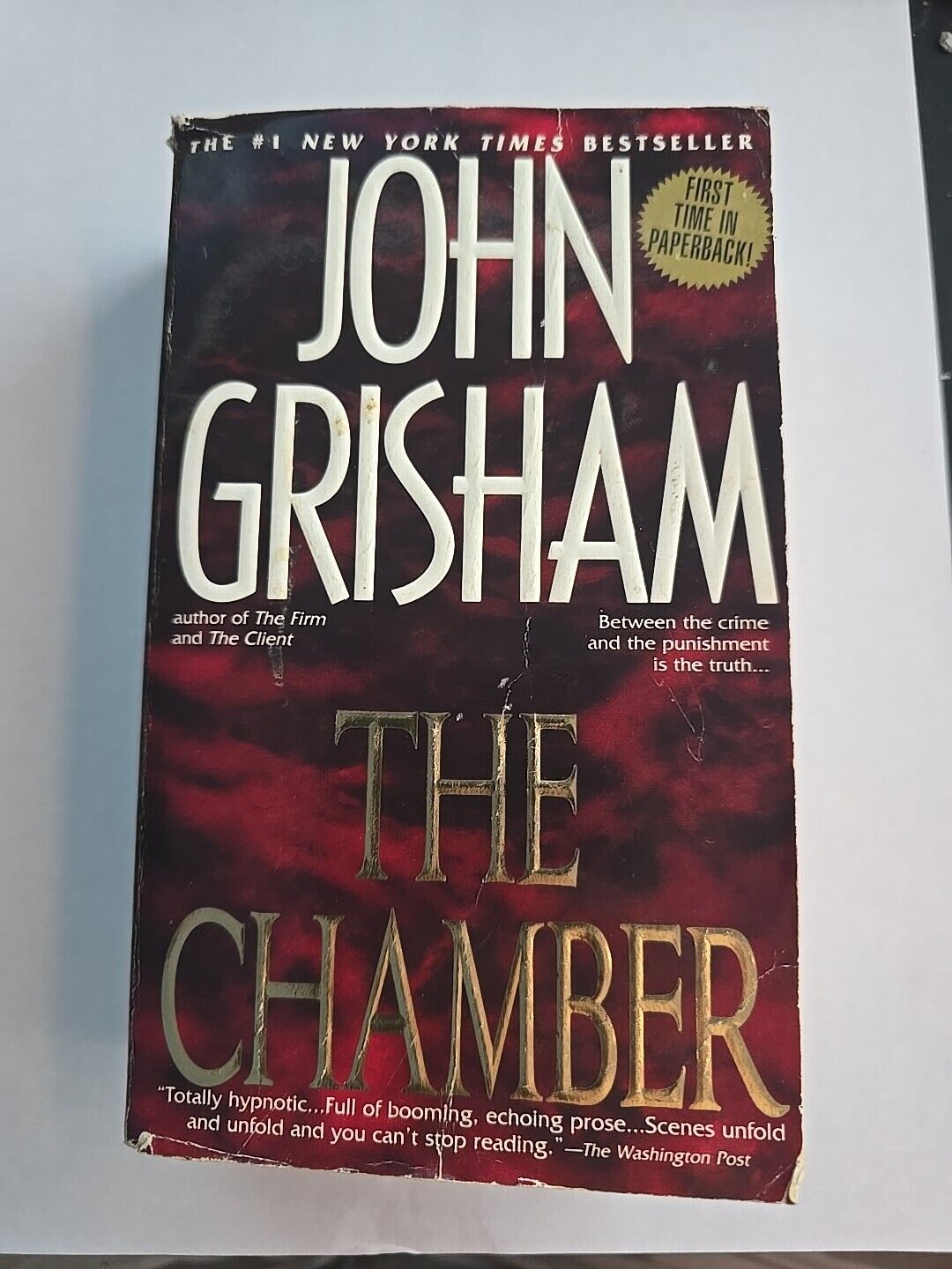 The Chamber by John Grisham (1995, Paperback) First Time in Paperback! 