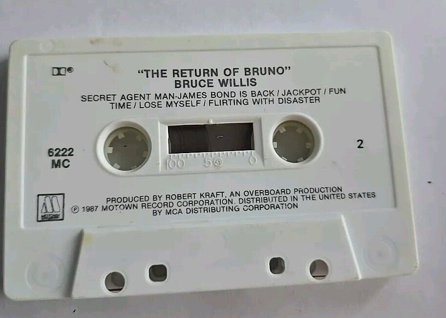 Bruce Willis - The Return of Bruno Cassette Tape