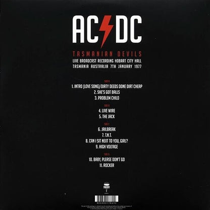 AC/DC-Tasmanian Devils-Live in Australia '77-Limited Edition Live Vinyl 2 LP