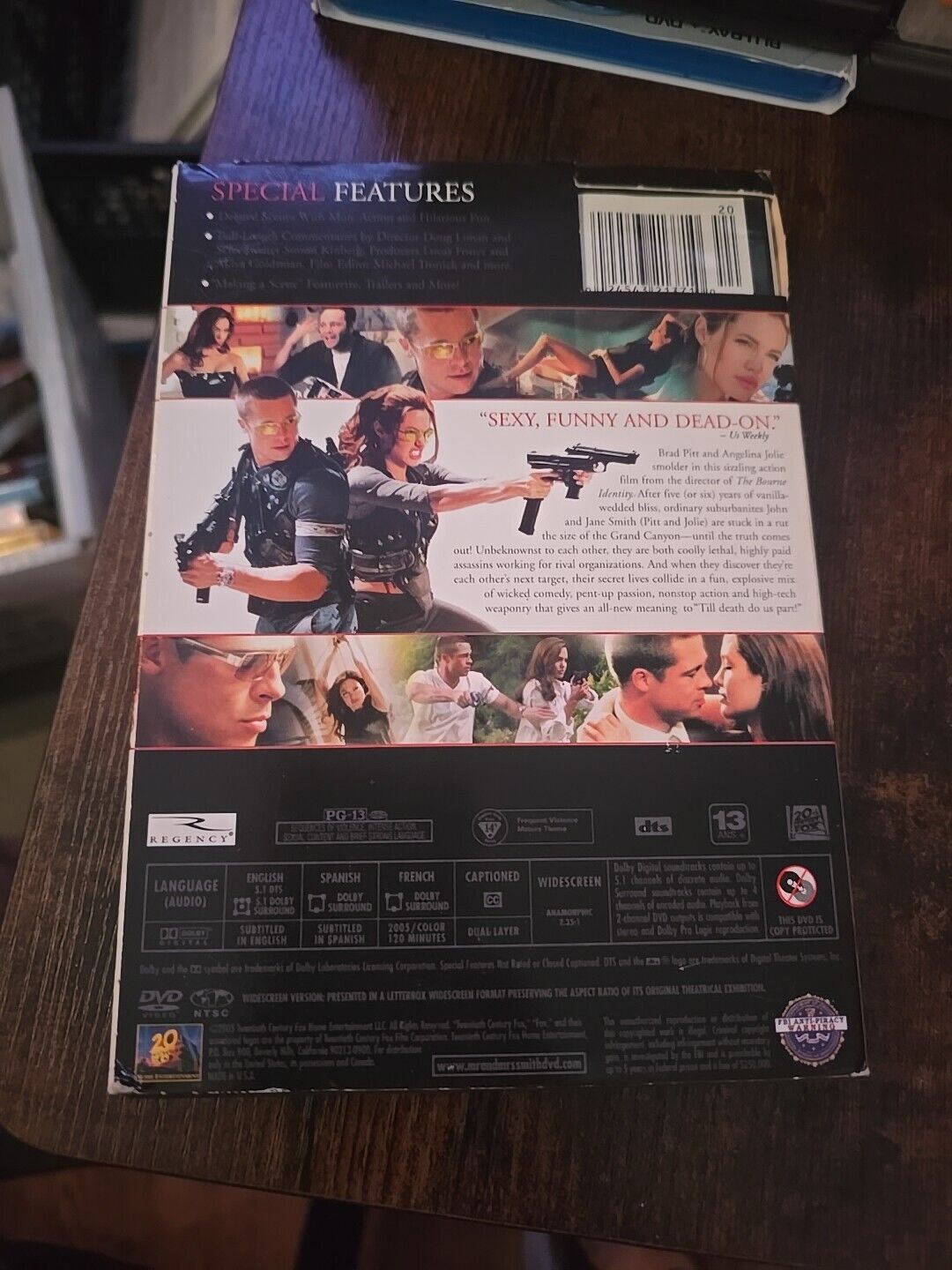 Mr. & Mrs. Smith (DVD, 2005) Widescreen Brand New Sealed