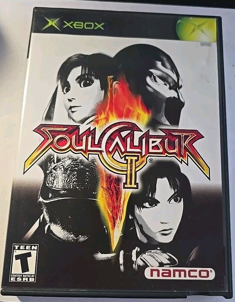 Soul Calibur II (Microsoft Xbox, 2003) Namco Dolby Digital NTSC 