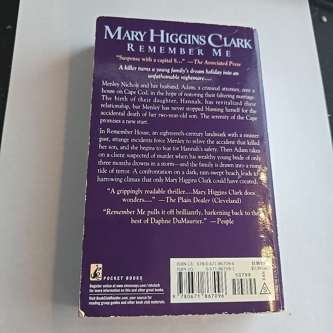 Remember Me by Mary Higgins Clark (1995, Mass Market, Reprint)