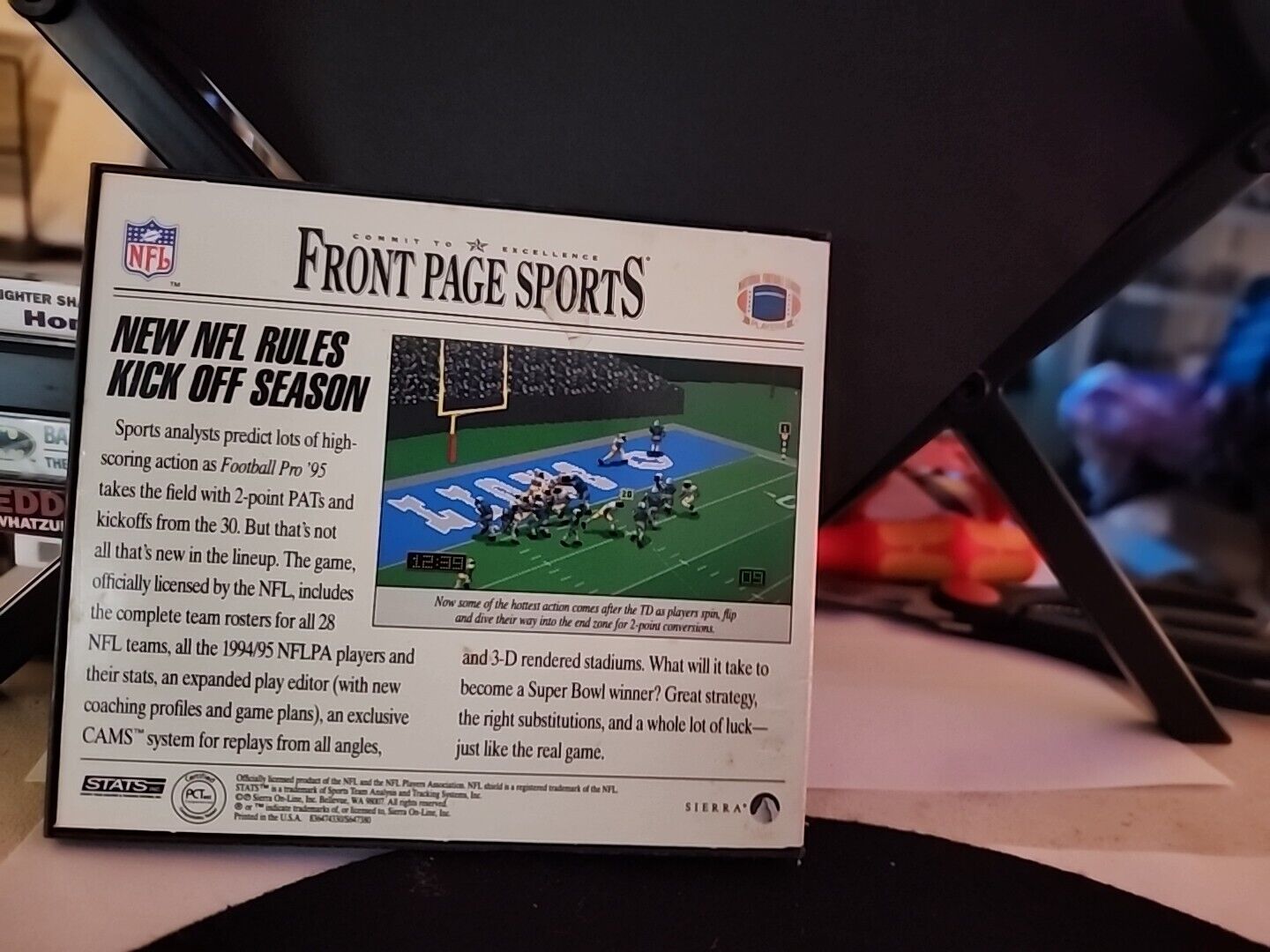 FRONT PAGE SPORTS FOOTBALL PRO 95 +Clk Windows 11 10 8 7 Vista XP Install