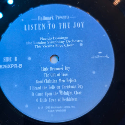 Placido Domingo- Listen to the Joy-London Symphony-Hallmark 626XPR97011 Vinyl