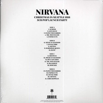 Nirvana-Christmas in Seattle 1988-2 LP Limited LIve Recording Vinyl