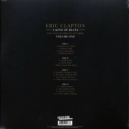 Eric Clapton A Kind of Blues: Los Angeles Broadcast 1994 - Volume 1 - 2 LP Vinyl