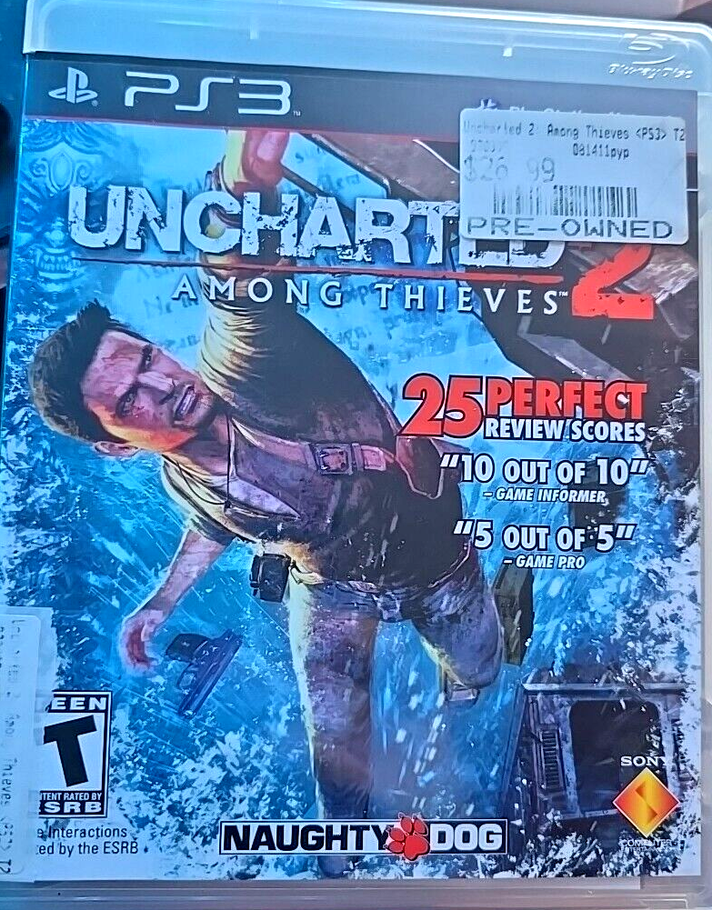 Uncharted 2: Among Thieves (Sony PlayStation 3, 2009) CIB