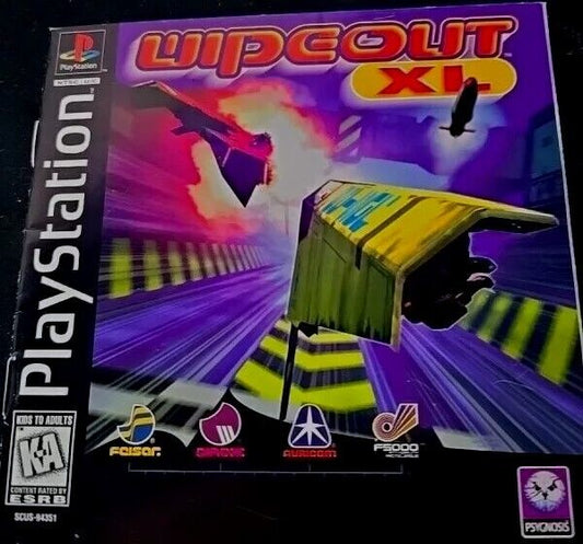 Wipeout XL Instruction Manual ONLY! (Playstation)