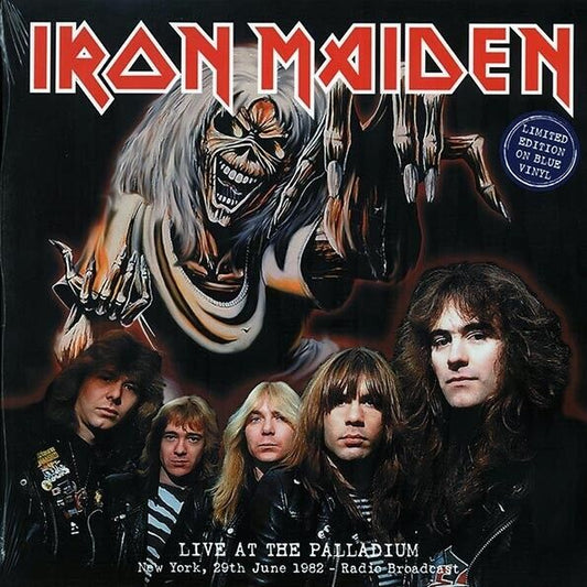 Iron Maiden-Live at the Palladium 1982-Blue Color Vinyl Limited To 500 Live LP