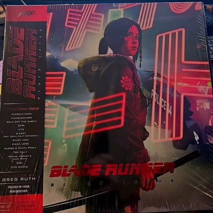 Blade Runner:Black Lotus-Soundtrack-Mondo-Neon Green Vinyl Record LP