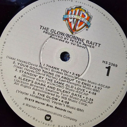 BONNIE RAITT- THE GLOW-1979 WARNER BROS. HS 3369