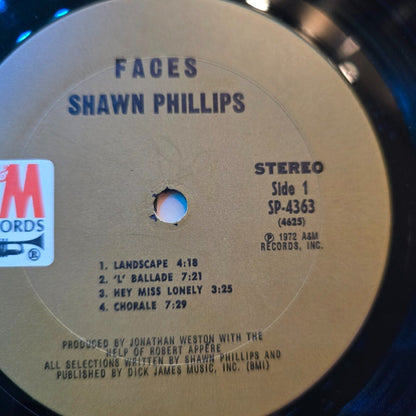 Shawn Phillips - Faces - 1972 A&M Records - SP 4363 - Vinyl Record LP