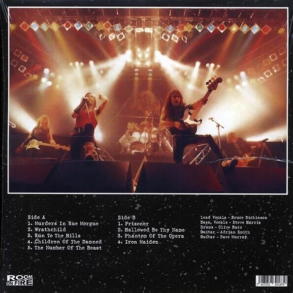 Iron Maiden-Live at the Palladium 1982-Blue Color Vinyl Limited To 500 Live LP