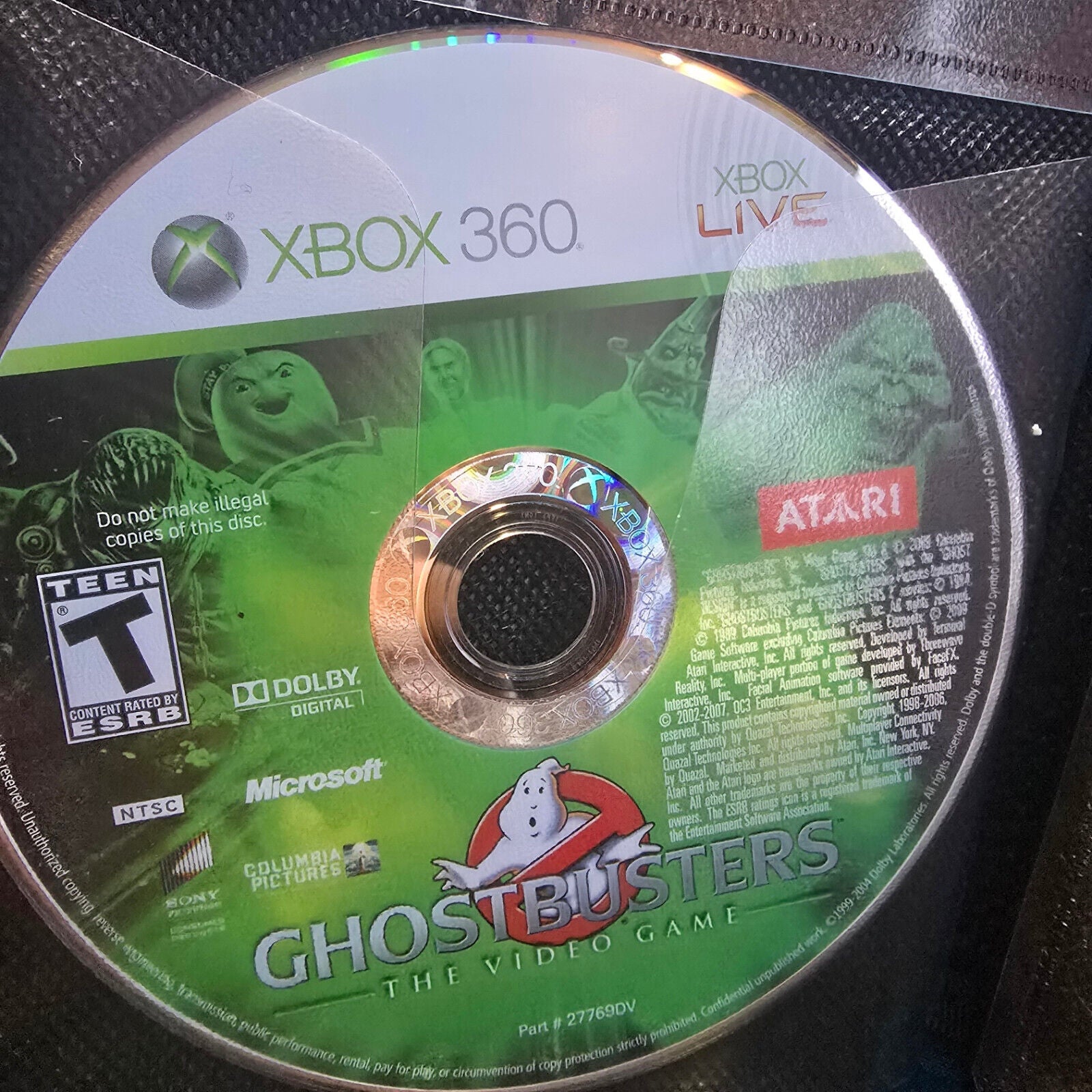 Ghostbusters: The Video Game (Microsoft Xbox 360, 2009) Game Disc Only - Tested