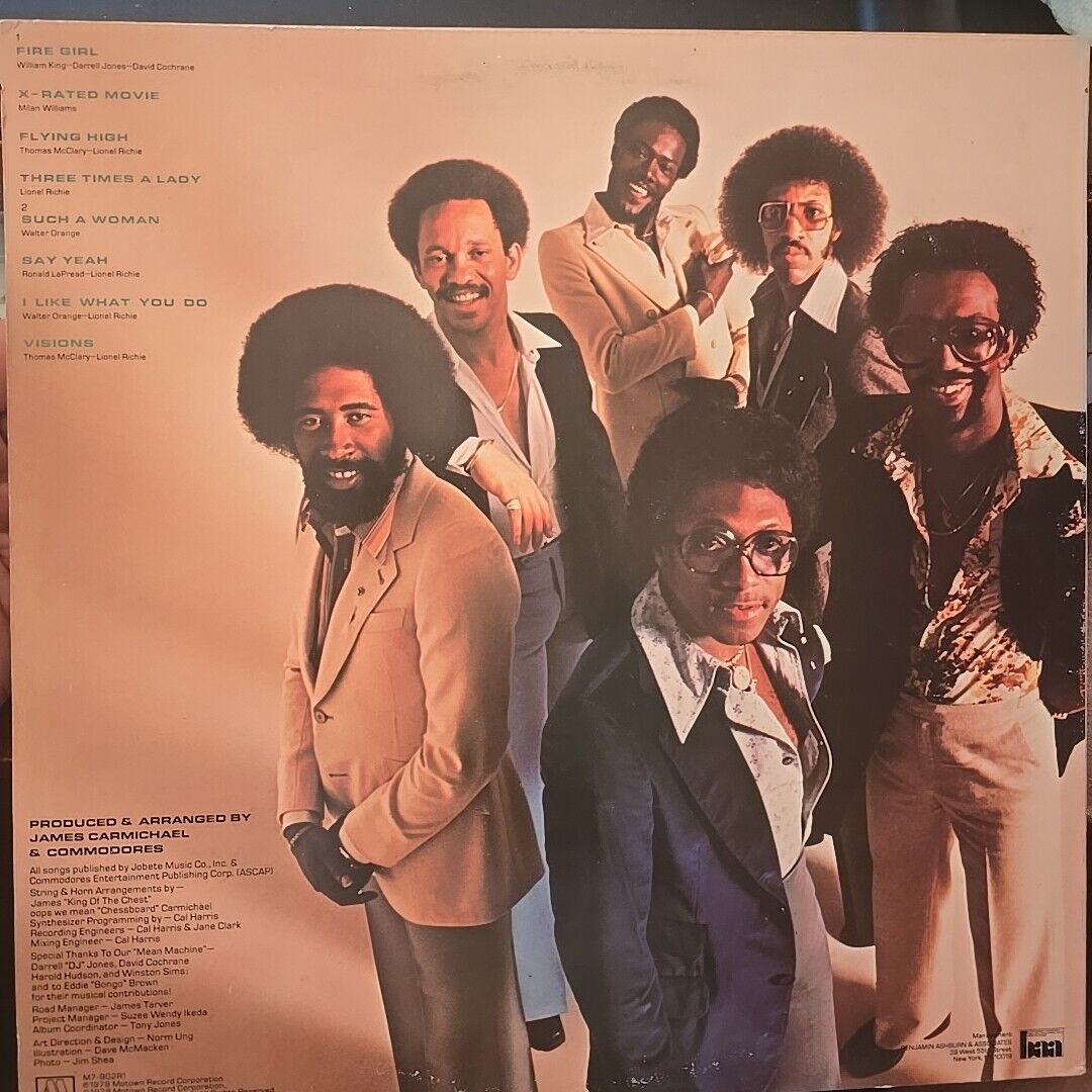 Commodores - Natural High 1978 Motown M7-902R1A - VG/VG