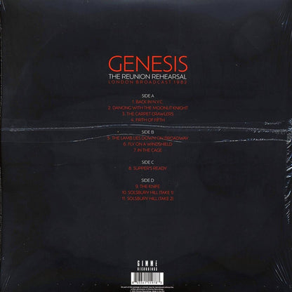 Genesis - The Reunion Rehearsals-London 1982-2LP Limited Live  Vinyl Record 2LP