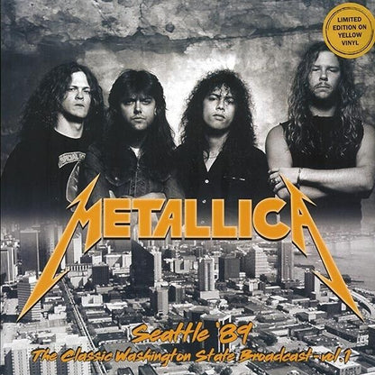 Metallica - Seattle '89 Vol. 1 - Limited Live Yellow Colored Vinyl Record 2 LP