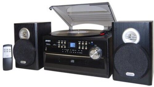 Jensen JTA-475 Turntable Music Entertainment System (33/45/78 RPM) CD/Cassette