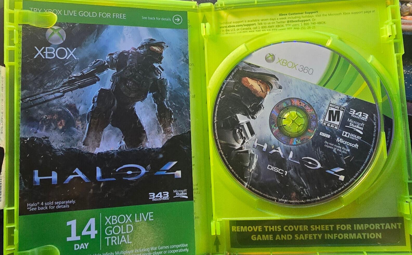 Halo 4 (Microsoft Xbox 360, 2012)