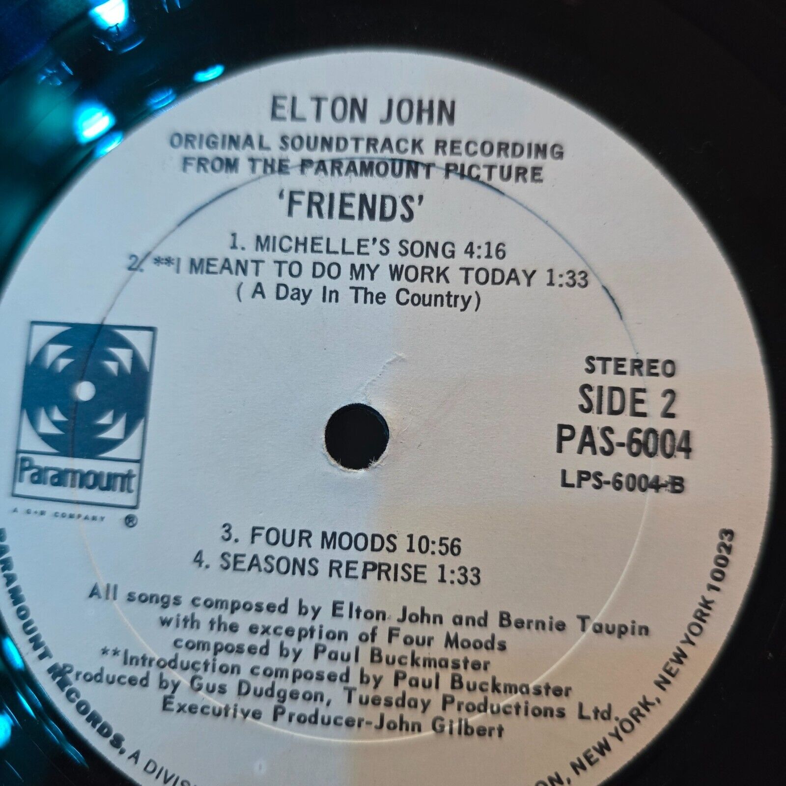 Elton John-Friends-1971 PAS-6004- Vinyl Record LP